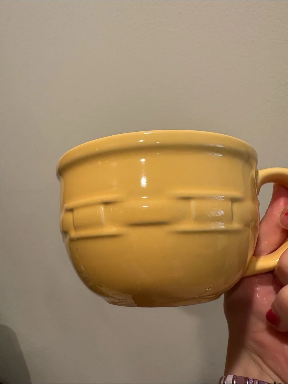 Longaberger Yellow Ceramic Coffee Mug💛